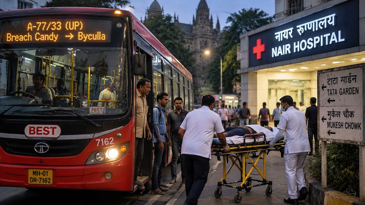 Mumbai Bus Passenger Dies After Seizure Near TATA Garden