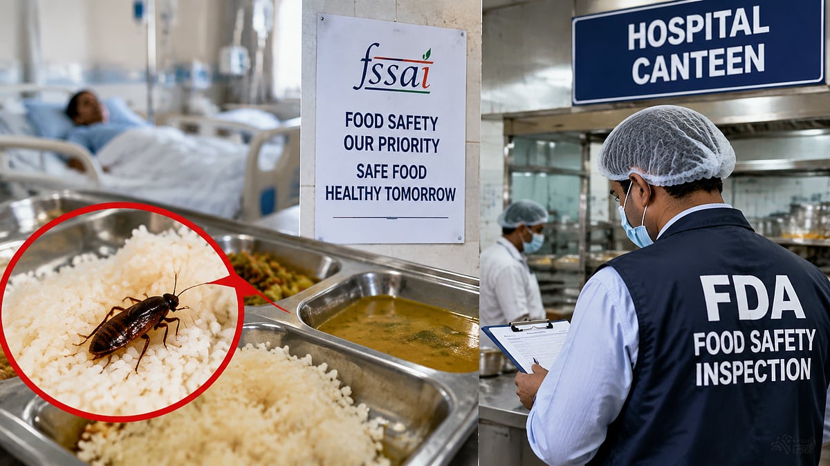 FDA Shuts Down Kalwa Hospital Canteen Over Cockroach in Meal