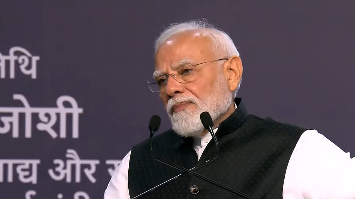 PM Modi Warns 'Dimagi Naxals' At SRCC Event