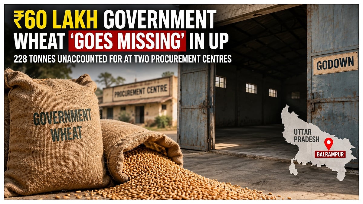 ₹60 Lakh Wheat Missing in UP's Balrampur District