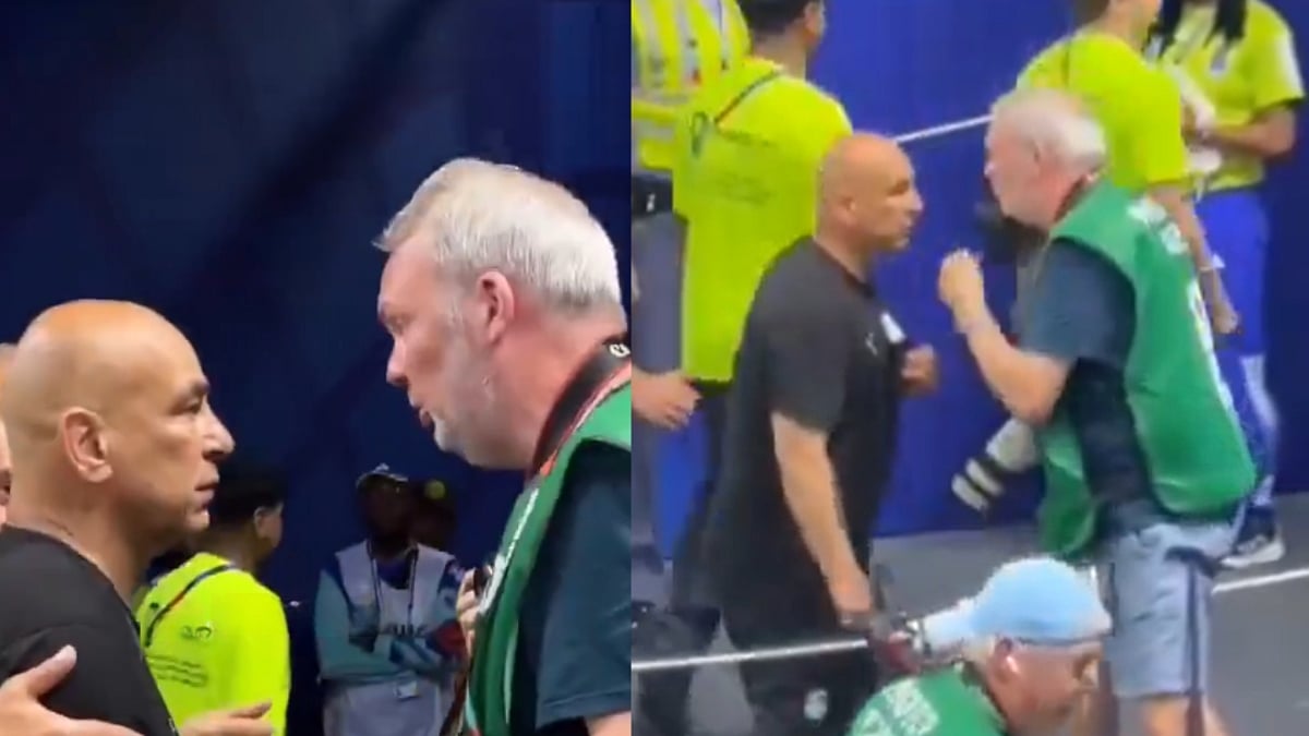 Egypt Coach Confronts Photographer After Loss