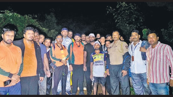 13 Rescued in Prabalgad Trek Mishap