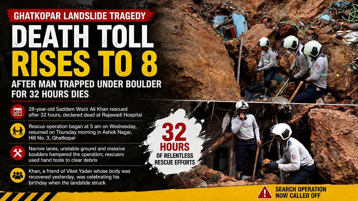 Ghatkopar Landslide Death Toll Reaches 8