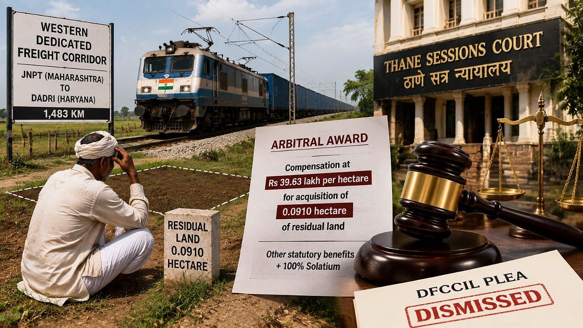 Thane Court Rejects DFCCIL Plea, Upholds Land Acquisition
