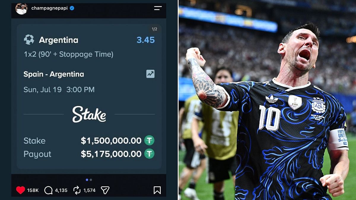 Drake Bets $1.5 Million On Argentina To Win World Cup