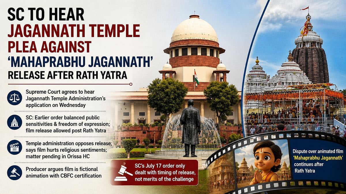 Supreme Court to Hear Plea on Mahaprabhu Jagannath Film Release