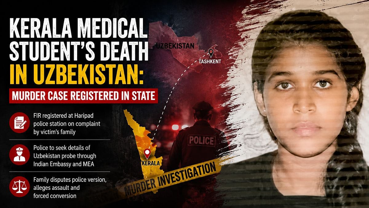 Kerala Registers Murder Case Over Medical Student's Death In Uzbekistan