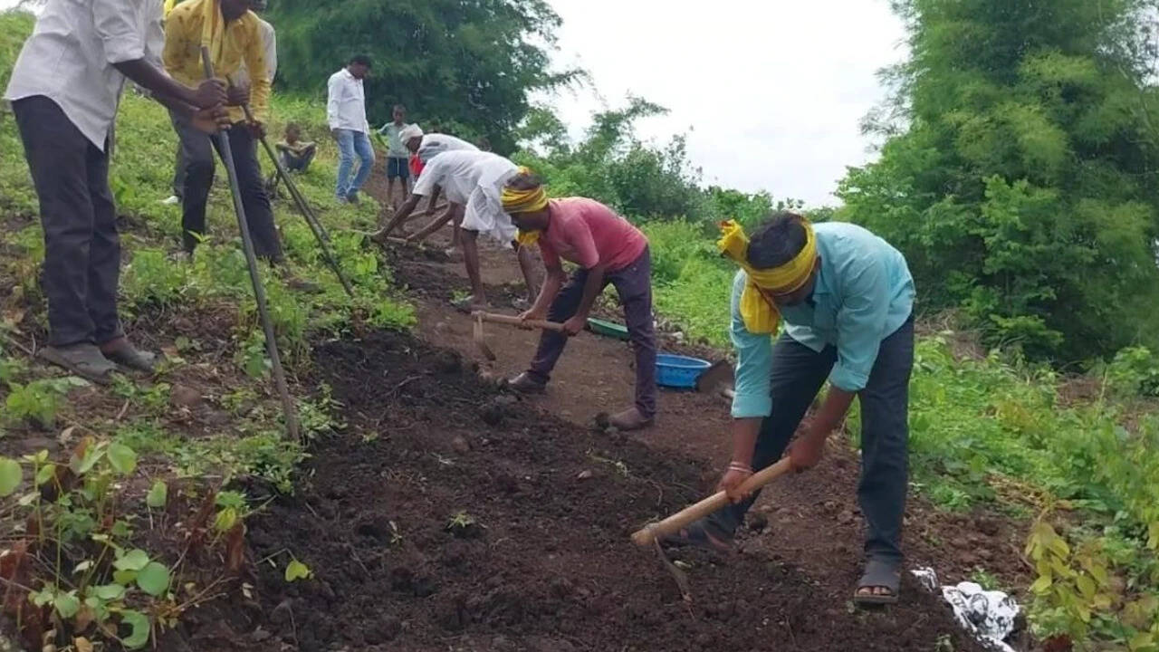 Maharashtra Man Builds Village Road After Wife's Death