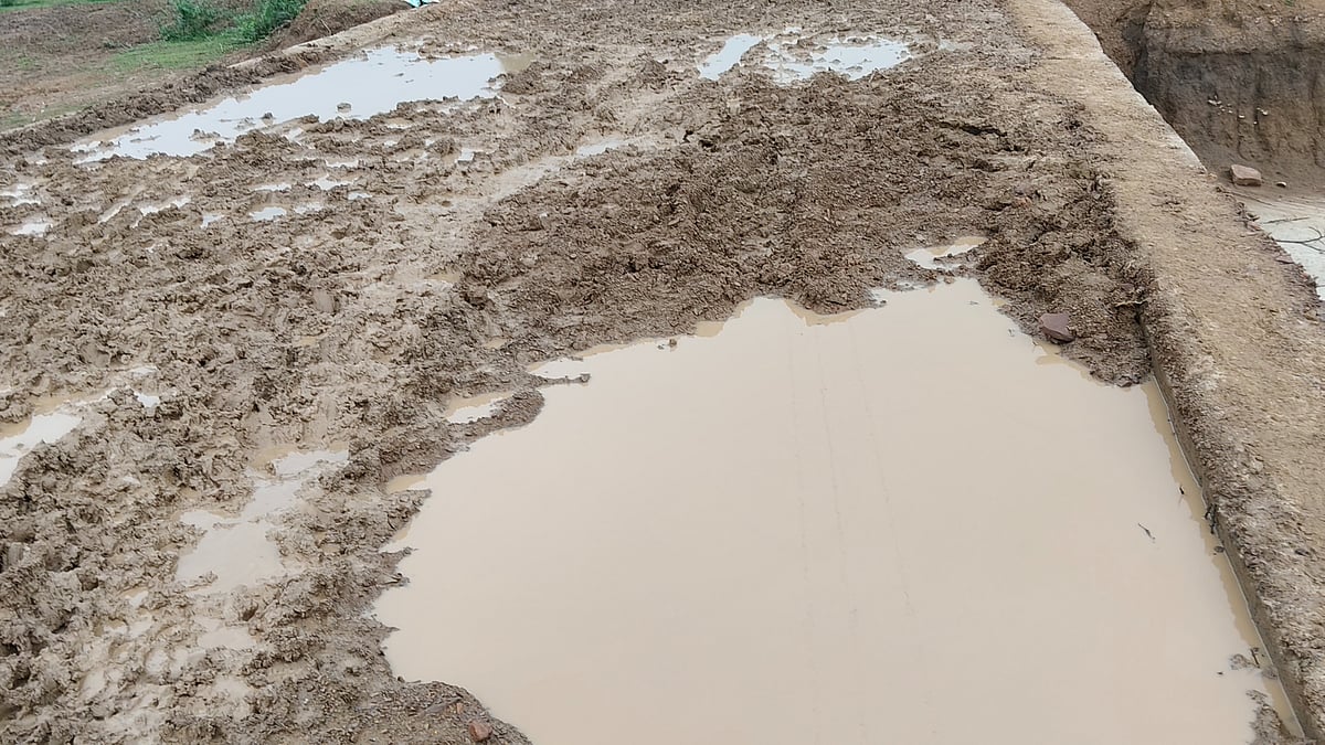MP's Satna Culvert Damaged by Rain