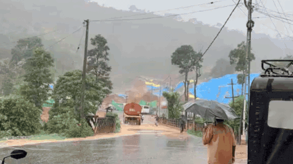 Landslide Hits Wayanad Tunnel Site