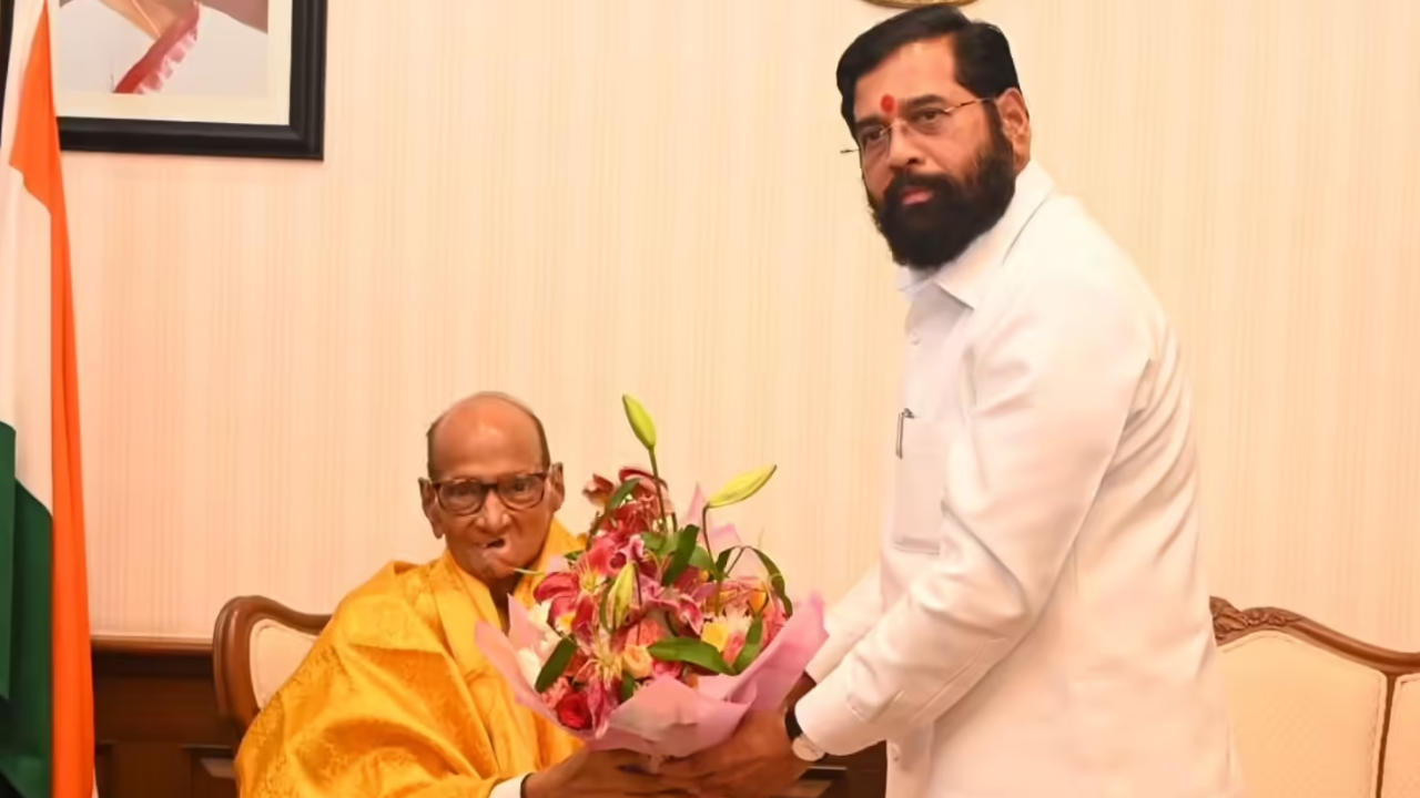 Pawar Meets Shinde, Sparks Political Speculation