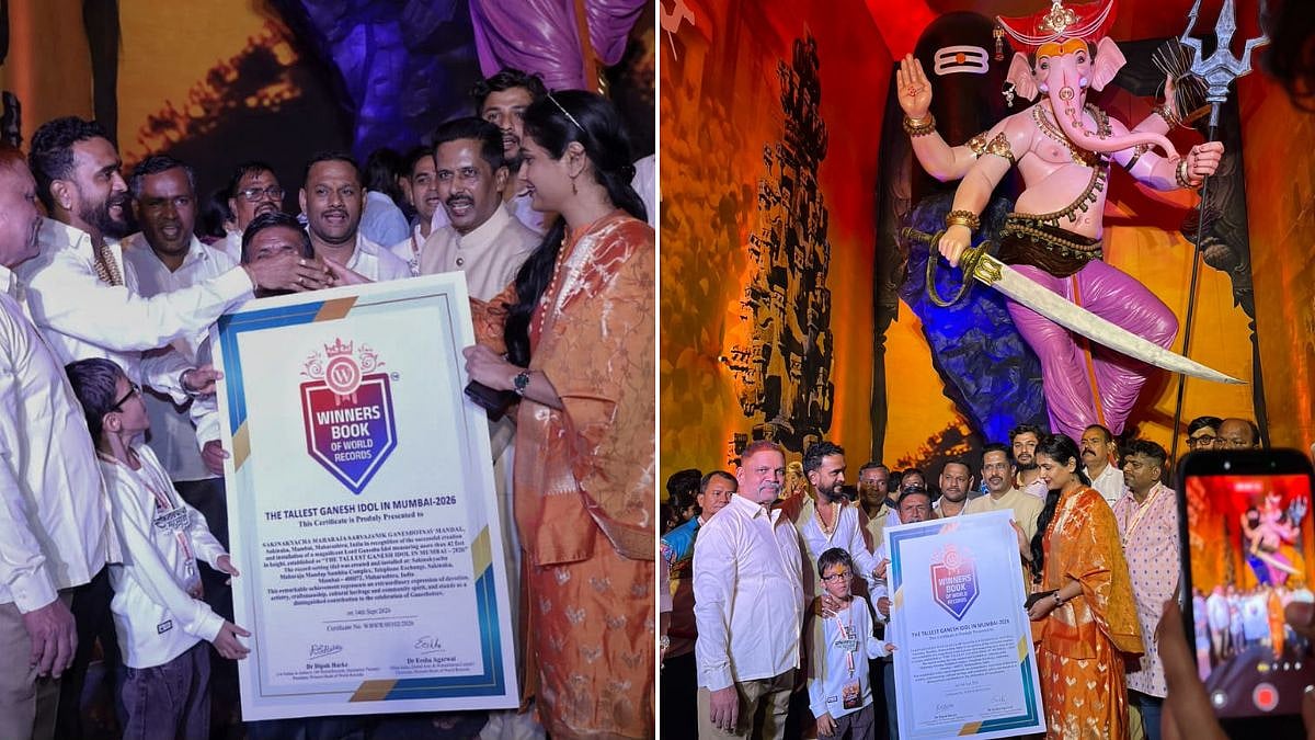 Mumbai's Tallest Ganpati Idol Stands 45 Feet