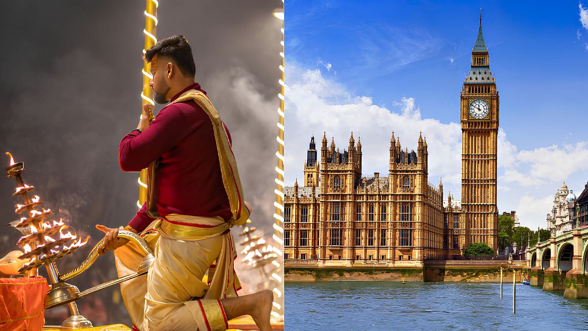 London's Thames Hosts Ganga Aarti on September 13