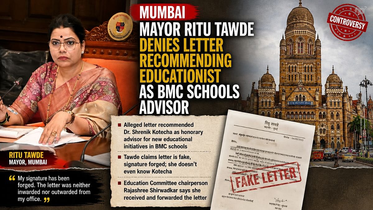 Mumbai Mayor Denies Recommending Advisor for BMC Schools