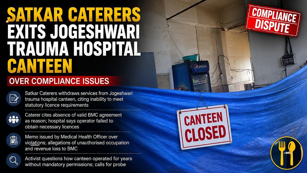 Satkar Caterers Exits Jogeshwari Trauma Hospital Canteen