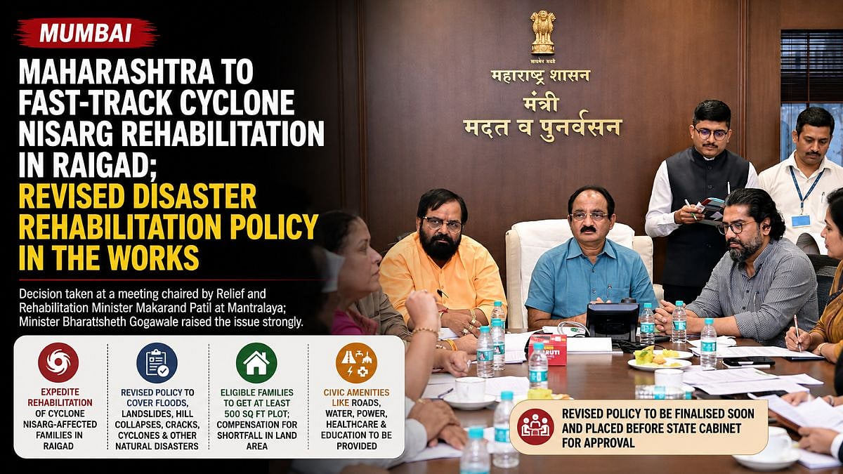 Maharashtra Fast-Tracks Cyclone Nisarg Rehabilitation