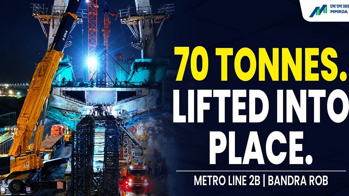 Mumbai Metro 2B Hits Milestone With Bandra Bridge Steel Works