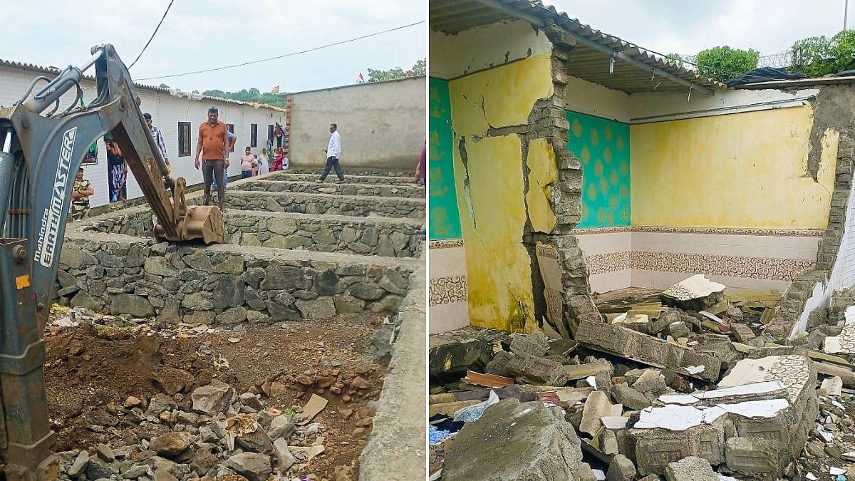 KDMC Demolishes 65 Unauthorised Structures In Kalyan