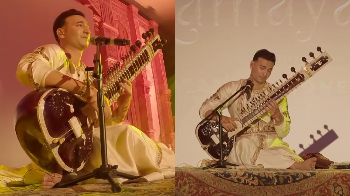 Sitarist Rishab Sharma Performs At Ramayana Trailer Launch