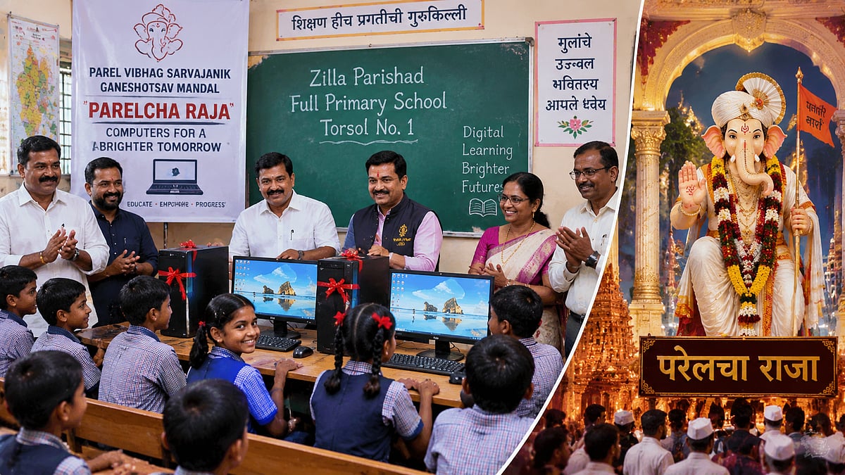 Parelcha Raja Donates Computers to Rural School