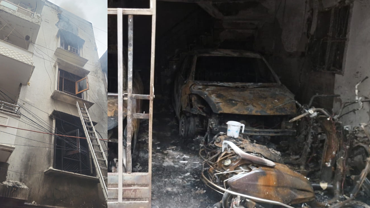Delhi Building Fire: 8 Rescued, 2 Cylinders Explode